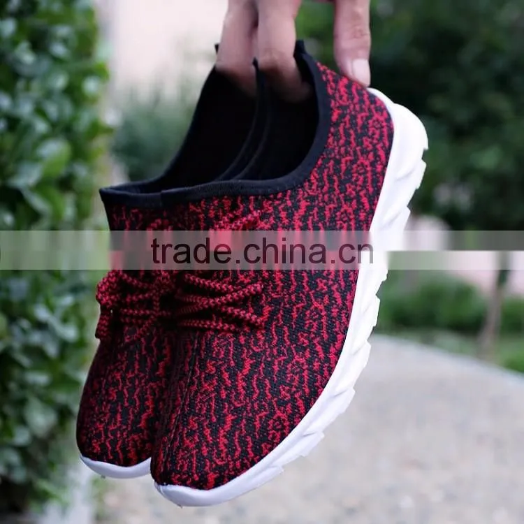Hot selling new model lace-up sport best mesh casual shoes men 2017