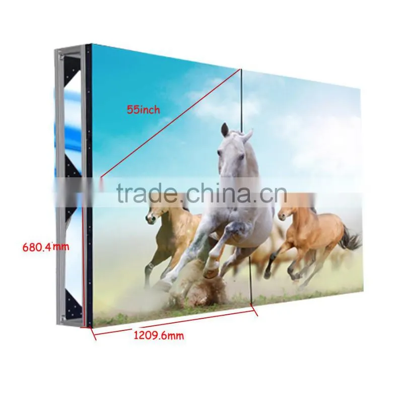 55inch backlit led indoor lcd video display cheap (HQ550-V,narrow bezel 5.3mm)