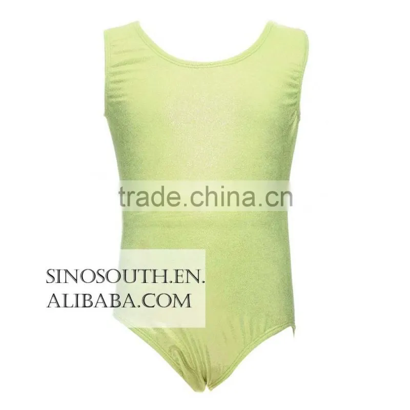 2017 Wholesale Kids Girl's Dance girls Shiny leotard girls gymnastics