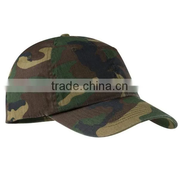 camouflage design wholesale cheap breathable cap made in guangzhou