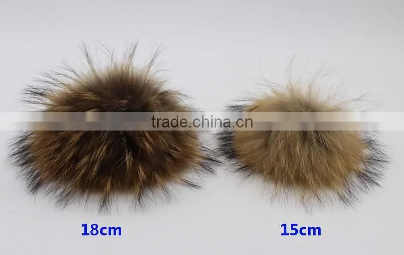 Logo design accept woman winter warm plush thicken winter beanie knit hat with fur poms