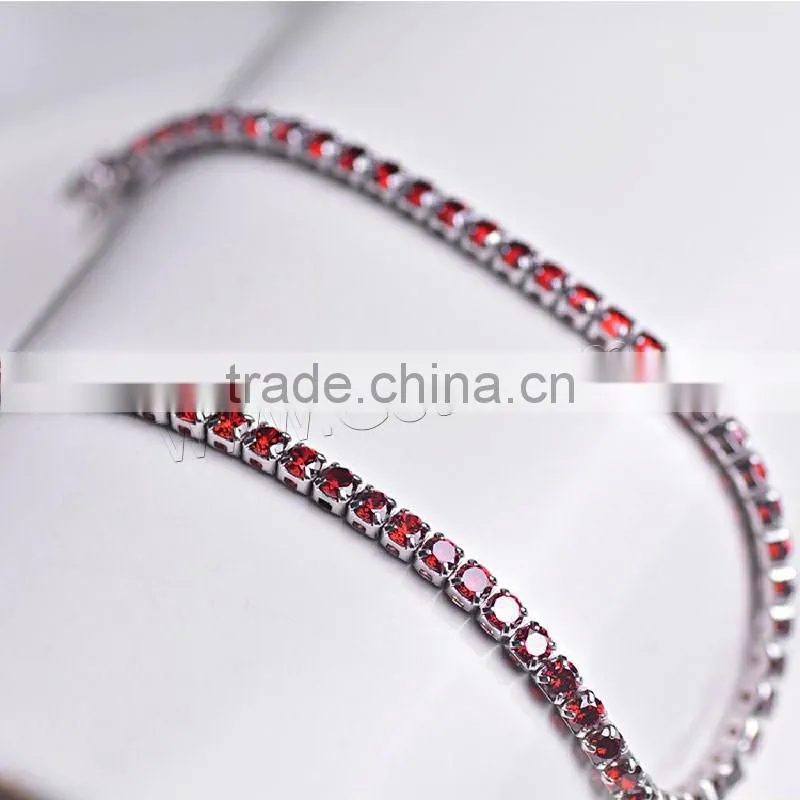 jewelry chain machine Cubic Zirconia Jewelry Bracelets Hip 925 silver hand chain jewelry
