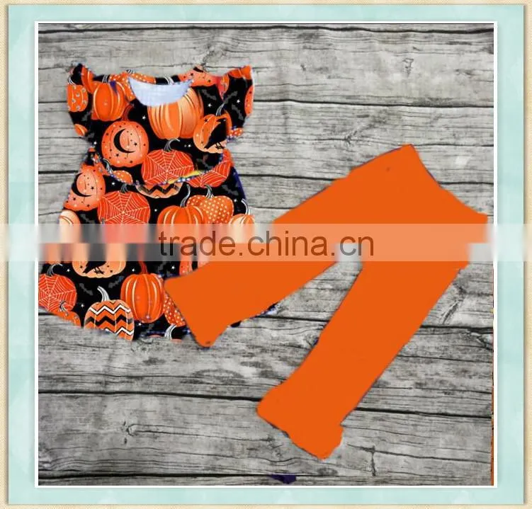 2017girls boutique clothing baby girls Halloween clothing Factory price wholesale sales baby clothing