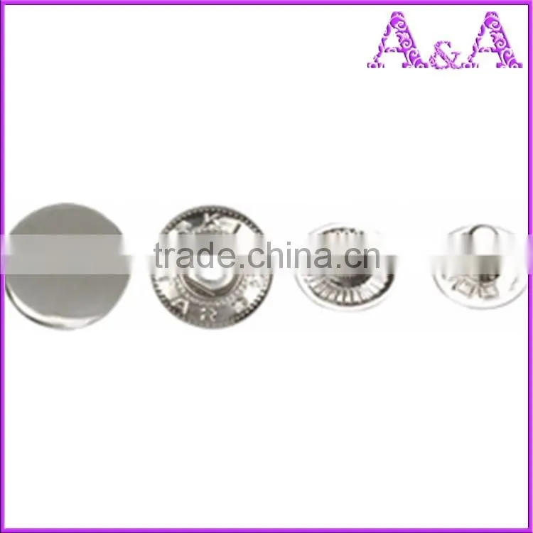 Metal Press Snap Button with any logo printing