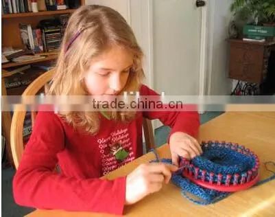 High quality 4 size Plastic round Knitting Looms/ Circular Wool weaver tools