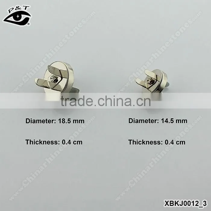 Hot sale magnet button for handbag metal magnet button for purse