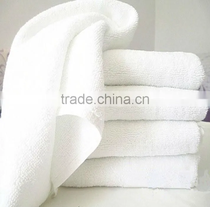 china supplier cheap and popular white towels for salon and spa and hotels