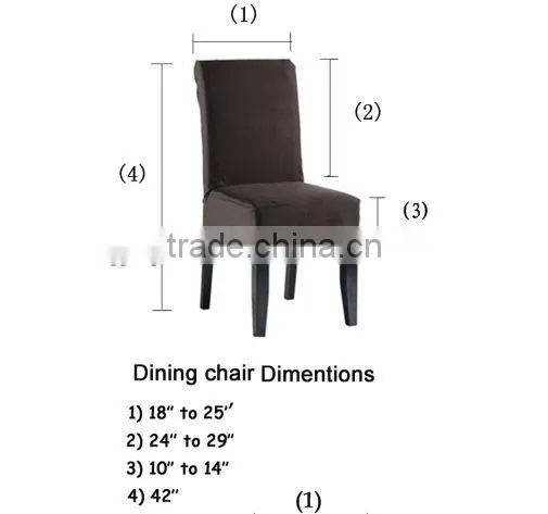 stretch suede dining room chair cover