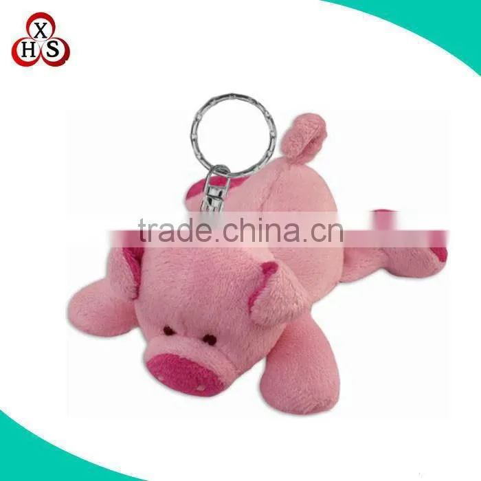 Custom factory price plush panda keychain plush keychain