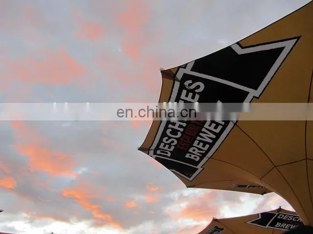 hot sale elegant flower umbrella, LED tulip umbrella for coffe shop