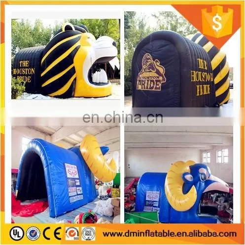 lifely Eagle Head inflatable cartoon tunnels with factory price /inflatable mascot tunnel/inflatable sport tunnel for football