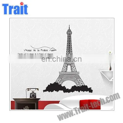 Cute Birdcage Flowers Pattern DIY Removable PVC Decals Wall Stickers for Children Room