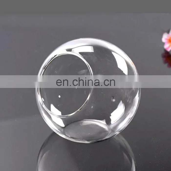 glass terrarium round clear glass globe ball terrarium Planters Container Glass Flower Vase