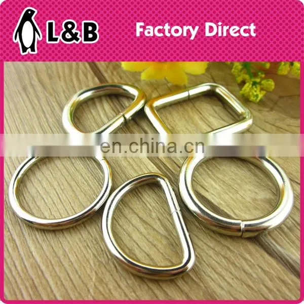 bag accessory iron wire buckle cheap round metal buckle for bag