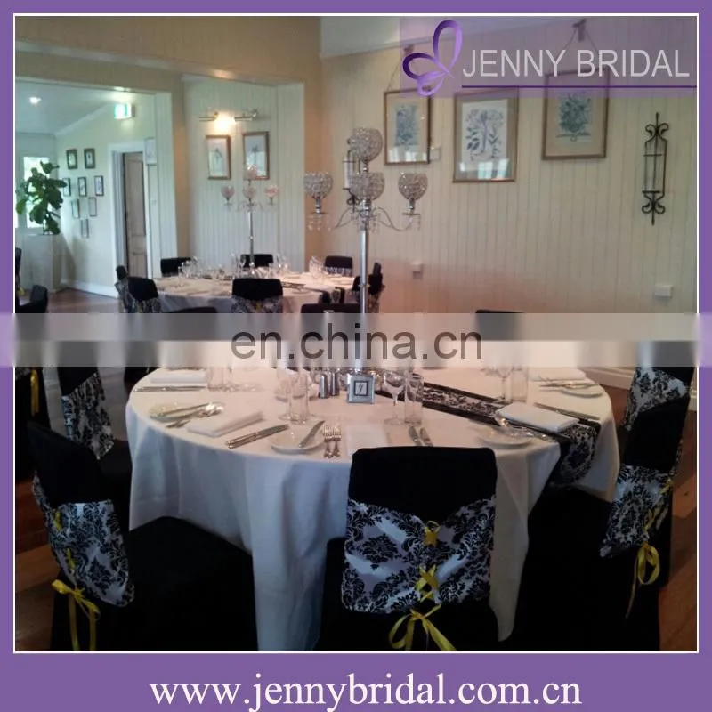 SH055A cheap damask wedding chair sash