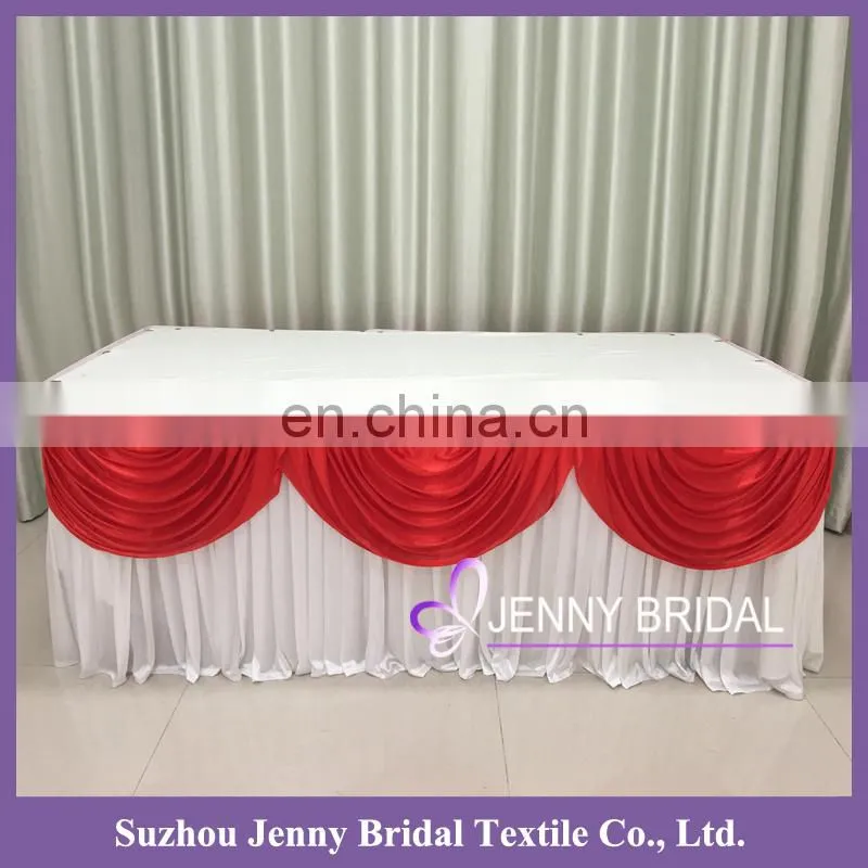 TS055H curly willow table cloth argos custom table cloth