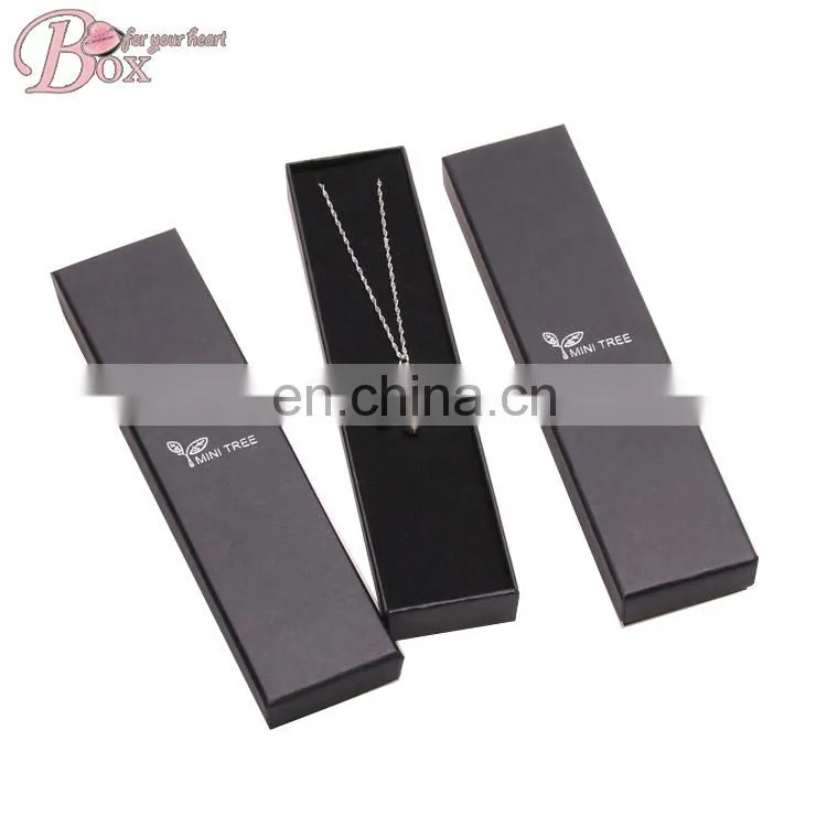 High-end Black Rectangular Jewelry Box