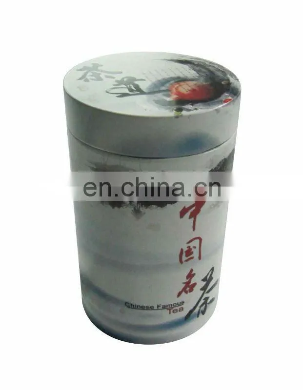 Fashion round tea tin,tea caddy