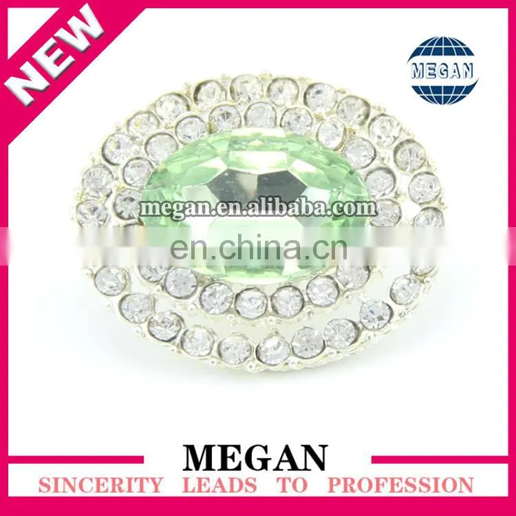 Megan Apparel diamond crystal home button for garment