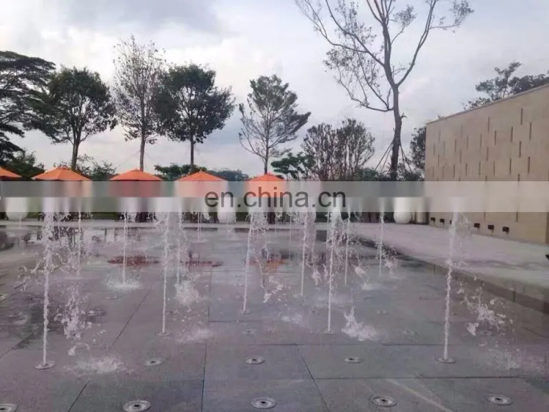 2017 Factory supply stainless steel outdoor music dancing dry land fountain