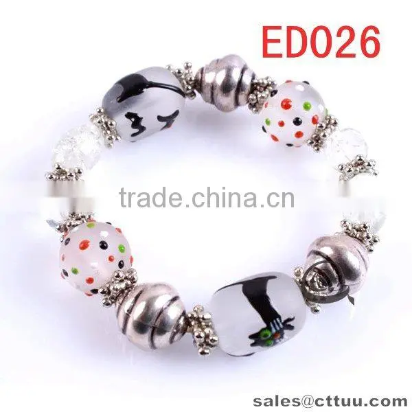 best seller Christmas stretch bracelet with high quality
