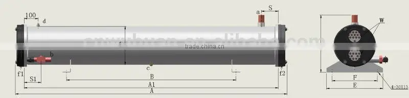 Seawater Condenser(copper nickel tube)/ Anti-corrosion Condenser