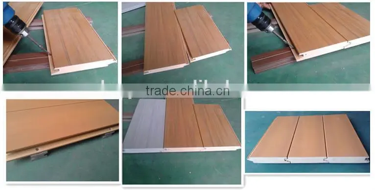 waterproof wpc outdoor solid decking
