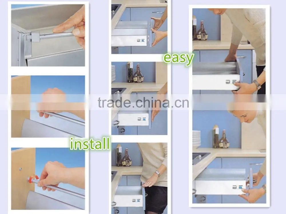 full extension ball bearing drawer slide