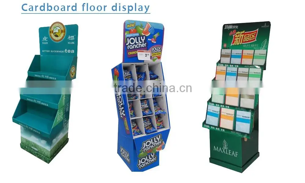 recyclable cardboard perfume display rack/retail display racks