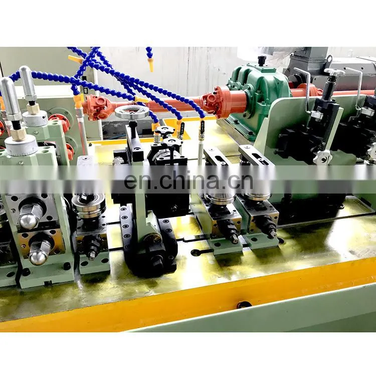 Nanyang high speed ERW metal carbon steel pipe round tube mill machine for construction