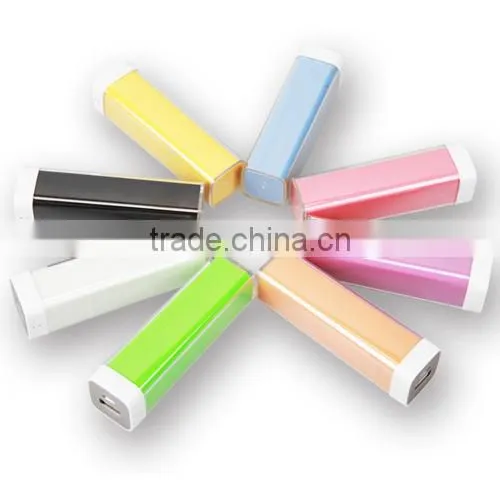 Custom dexterous 2600mAh protable power bank charger