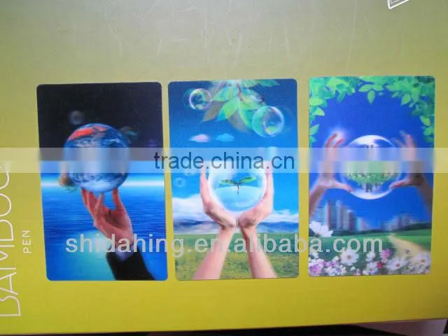 custom greeting card with 3d effect