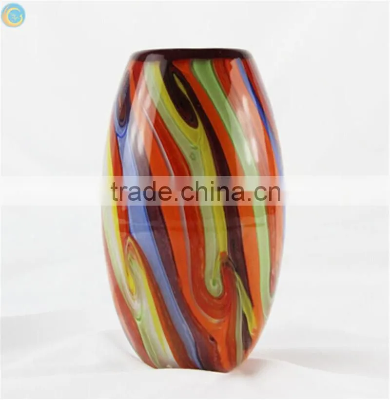 bud glass vase coloured glaze vase
