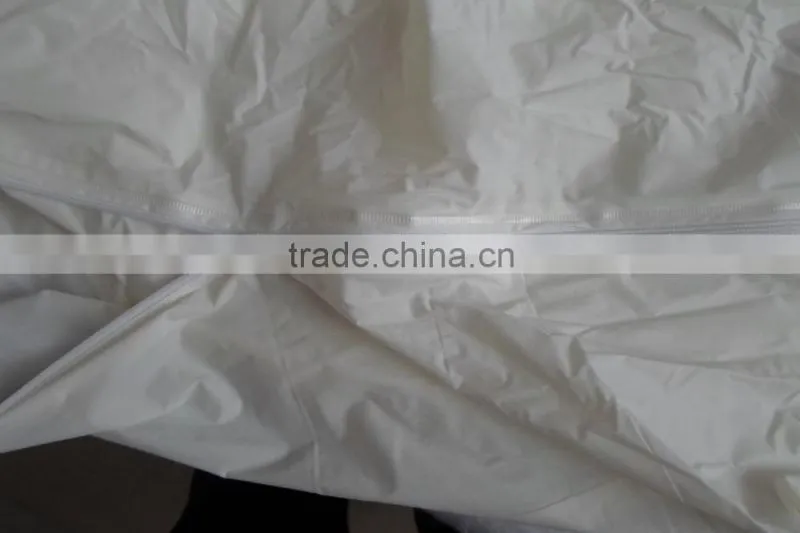 Healthy eco-friendly waterproof bed encasement with zipper