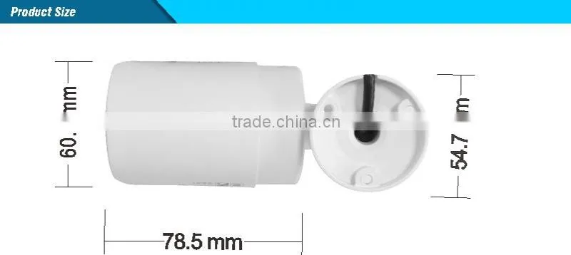 H.264 2.0MP cmos image sensor full hd cctv camera Color IR Mini Bullet network camera ip