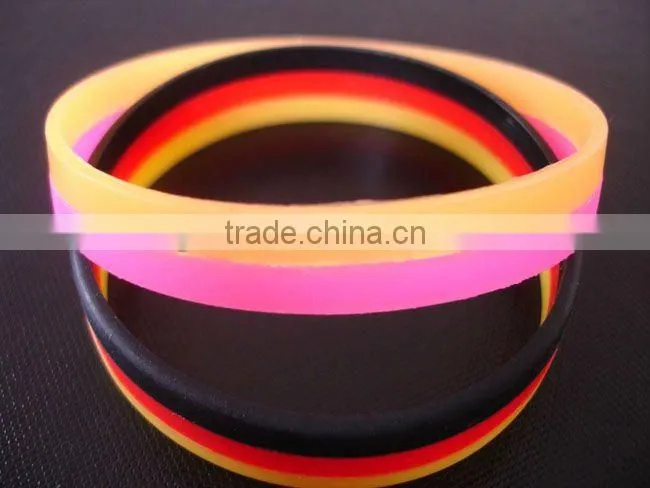 Colorful sport silicone bracelet