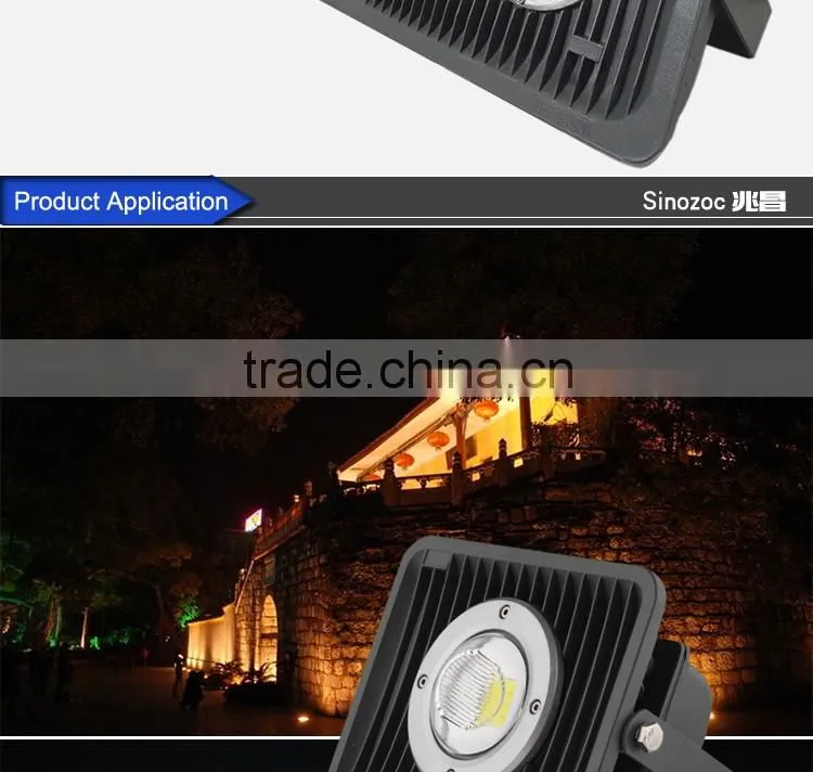 Sinozoc Outdoor waterproof IP65 led high power light led flood light projectors lighting
