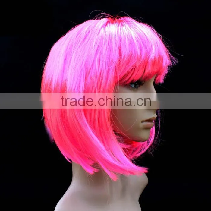 Hot sale artificial cosplay wig for girl