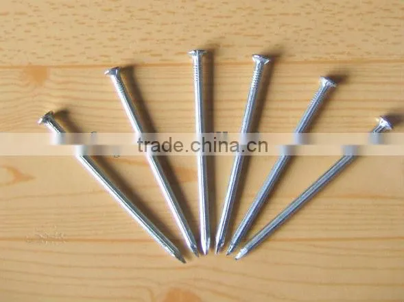 galvanized grooved shank steel nails
