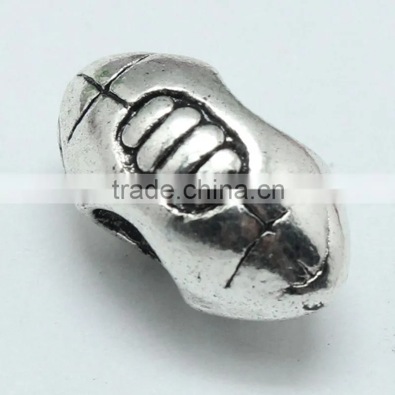 Lead Free Nickle Free Zinc Alloy Pdora Eyes Shape Jewelry Hole Beads for Bracelets and Necklaces