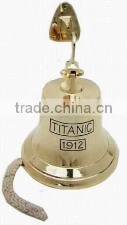 Brass Nautical Bell Wall Hanging