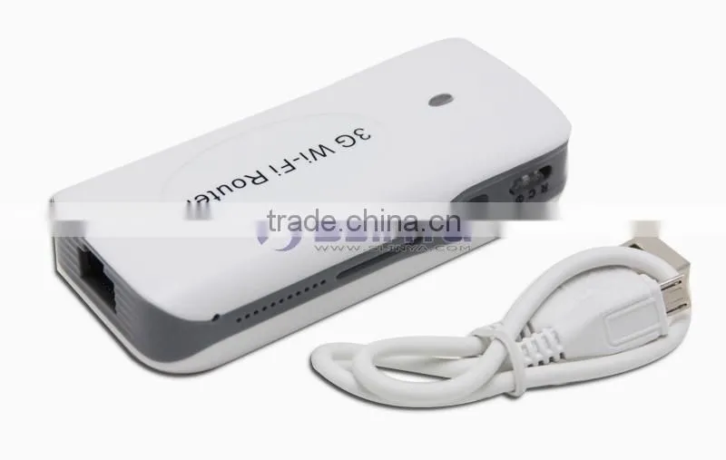 3 in 1 Multi-Function Power Bank 3G Wifi Router 3G Portable Wilreless Wifi Router for iPhone iPad Smart Phone