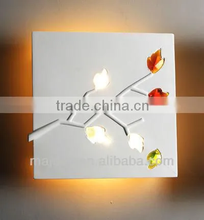 2014 New Design Gypsum Plaster Gesso e14 e27 modern uplighter antique wall lamp