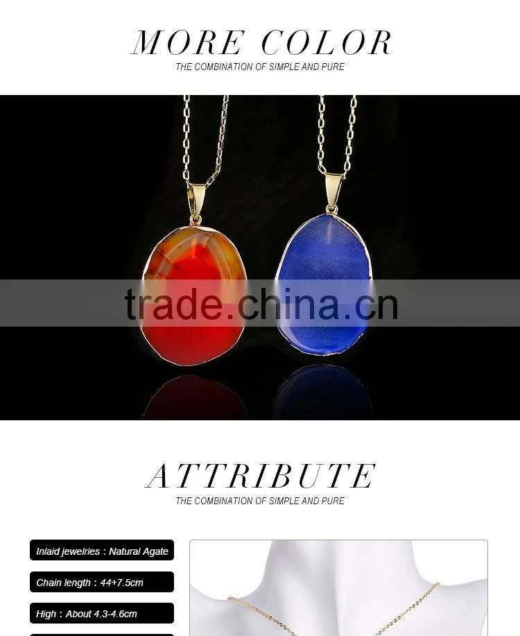 Popular fashion jewelry, Newest handmade crystal necklace