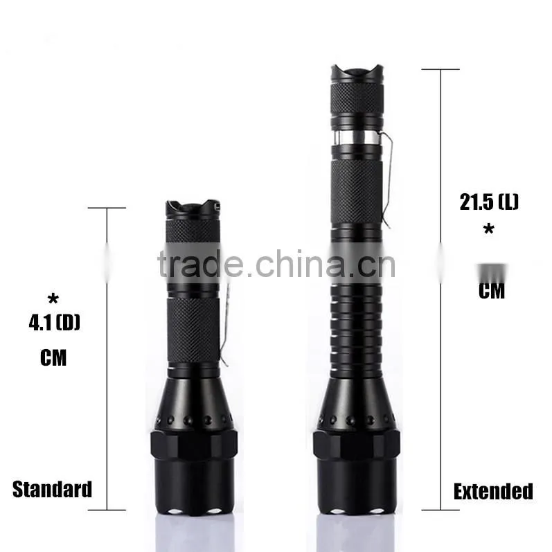 (130212) Military Level/Tactical/Led Flashlight Police with 18650 Battery