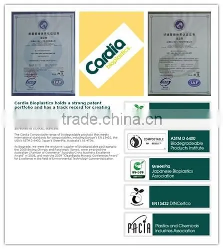 biodegradable shopping plastic bags with customized printing