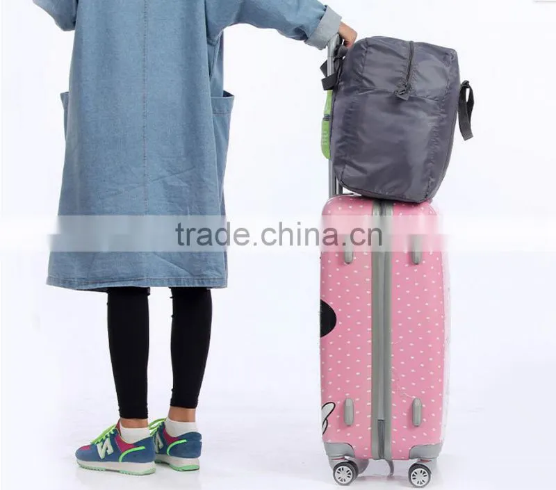 Custom made polyester folding travel bags best travel duffel bag
