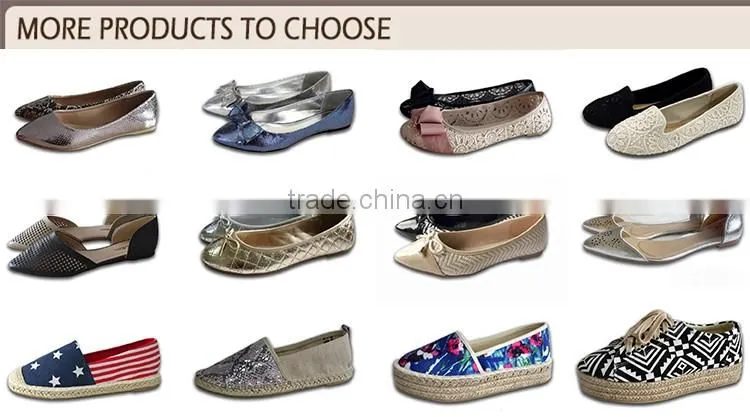 China professional manufacture comfort flat shoes 2016
