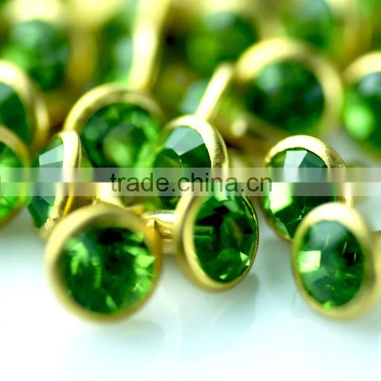 Shining blind rhinestone rivet, crystal diamond rivets wholesale