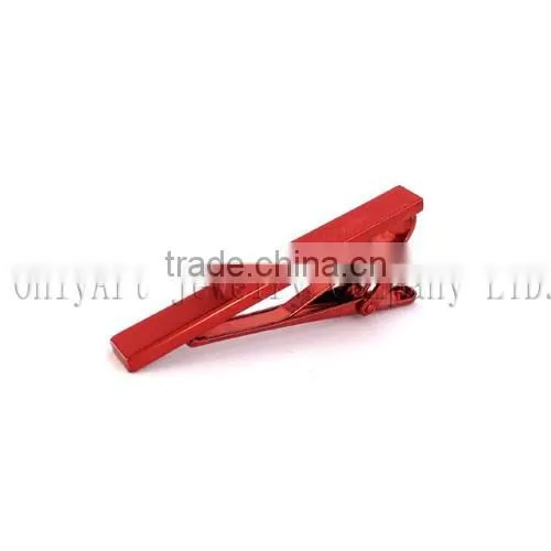 Novelty tie clip sharp color plated blank tie clips